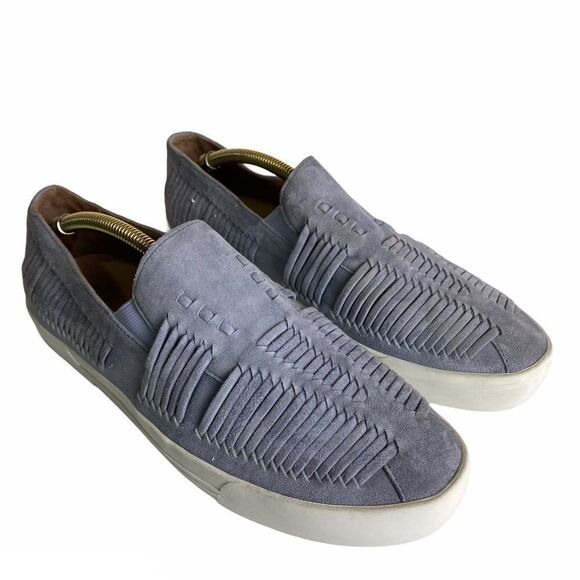 JOIE Huxley Suede Slip-on Sneakers in Skylark - Picture 3 of 7